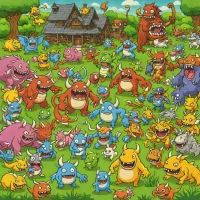 Monster Farm Battle Card