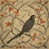 Moooi Carpets Calligraphy Bird Rug