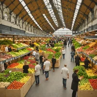 Marché couvert de Passy