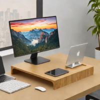 Mr. Pen Bamboo Monitor Stand