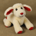 Multipet Lambchop Plush Dog Toy