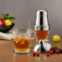 Mixology & More Cobbler Shaker Set