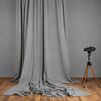 Muslin Backdrop - Grey
