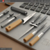 Narex Richter Bevel Edge Chisel Set
