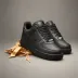Nike Air Force 1 07 All Black - Premium Leather Edition