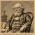 Nast caricature of Horace Greeley – Thomas Nast (1872)