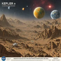 NASA – Visions of the Future: Kepler-186f Poster