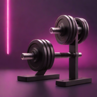 Olympic Weight Plate Dumbbell Set