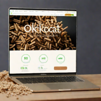 ökocat Natural Wood Clumping Litter