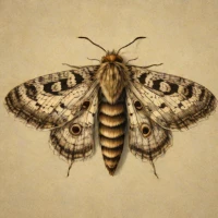 Old lady moth