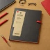 Oxford Black n' Red Notebook
