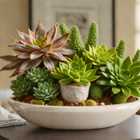 Pottery Barn Faux Succulent Arrangement