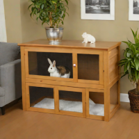 PetFusion Wooden Rabbit Hutch