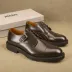 Prada Monolith Brushed Leather Derby Shoes
