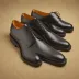 Prada Monolith Brushed Leather Lace-Up Shoes