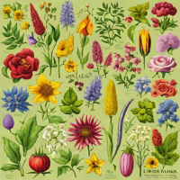 Parker 500 Piece Jigsaw Puzzle - Botanical Illustration