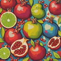 Pomegranate 500 Piece Jigsaw Puzzle - Abstract Art