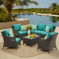 Polyvore Coastal Breeze Wicker Set