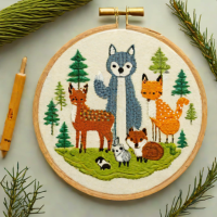 Pine & Thread - Forest Friends Embroidery Kit