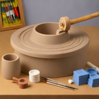 Pottery Wheel Kit with Clay and Tools
