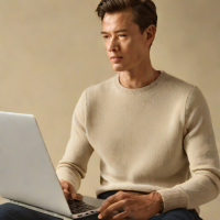Quince 100% Mongolian Cashmere Crew Sweater
