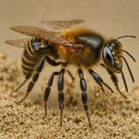 Resin Bee (Heriades truncorum)