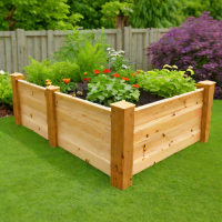 Redwood Forge Raised Garden Bed