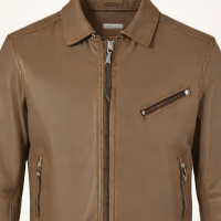 Reiss Lorenzo Leather Jacket