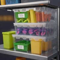 Sterilite 16 Qt. Stack & Hide Totes