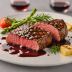 Seared Steak with Red Wine Reduction