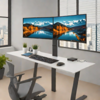 Standing Desk Converter with Monitor Mount
