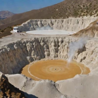 Stefanos crater fumaroles (Nisyros)
