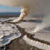 Shiveluch fumaroles