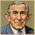 Steve Bell's George W. Bush caricature – Steve Bell