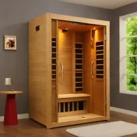 Sun Home Eclipse 2-Person Red Light & Infrared Sauna