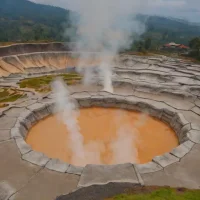 Sikidang Crater fumaroles