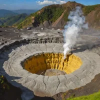 Sileri Crater fumaroles