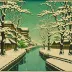 Spring Snow at Ueno (Kawase Hasui, 1924)