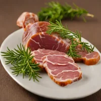 Speck (Südtirol) with juniper