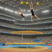Summer Olympics Trampoline Gymnastics