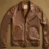 Schott NYC 184SM A-2 Naked Cowhide Leather Jacket
