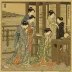 Suzuki Harunobu, Evening Bell at the Clock