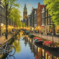 Schmidt Spiele 1000 Piece Jigsaw Puzzle - Amsterdam Canals