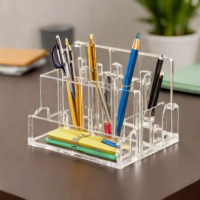 STORi Clear Acrylic Desk Organizer