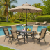 Sunset Trading Aluminum & Fabric Set
