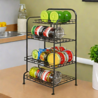 Simple Houseware 4-Tier Metal Spice Rack