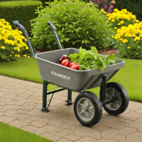 Suncast Heavy-Duty Wheelbarrow