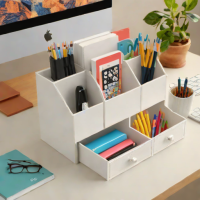 SimpleHouseware 6-Slot Desk Organizer