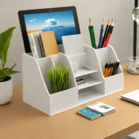 SimpleHouseware 7-Slot Desk Organizer