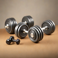 SPRI Premium Adjustable Dumbbell Set